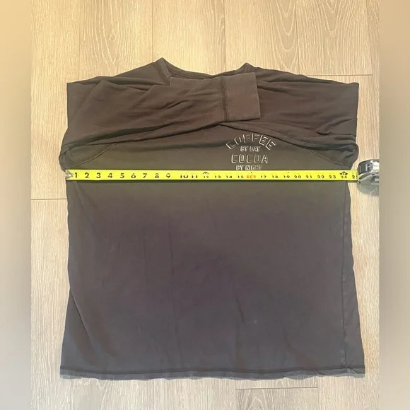 Aerie Distressed Long Sleeve Boyfriend Raglan - Picture 3 of 8